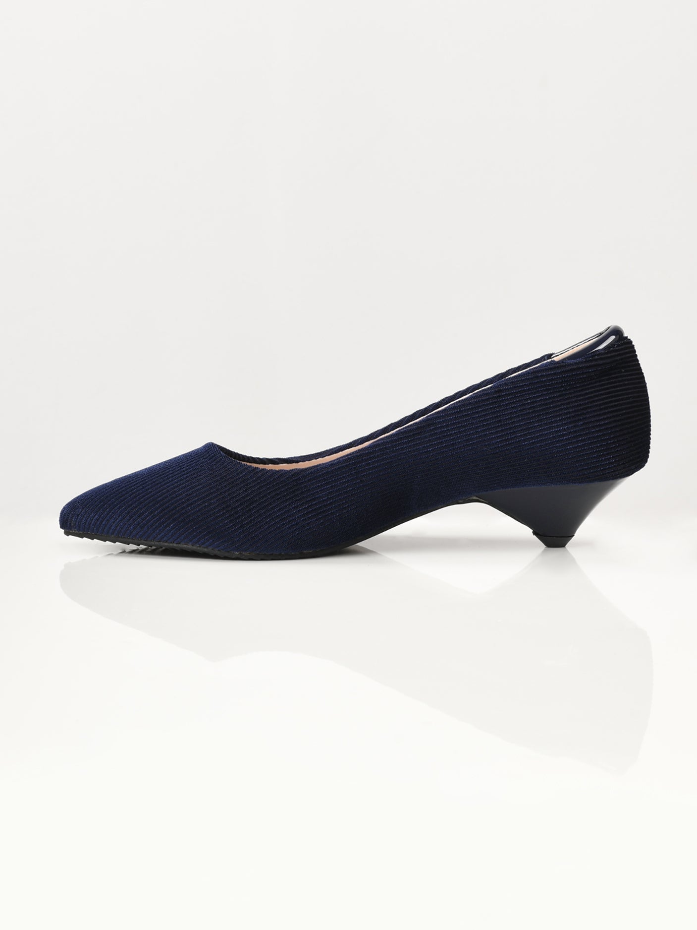 Limelight - Stripe Textured Heels - Blue