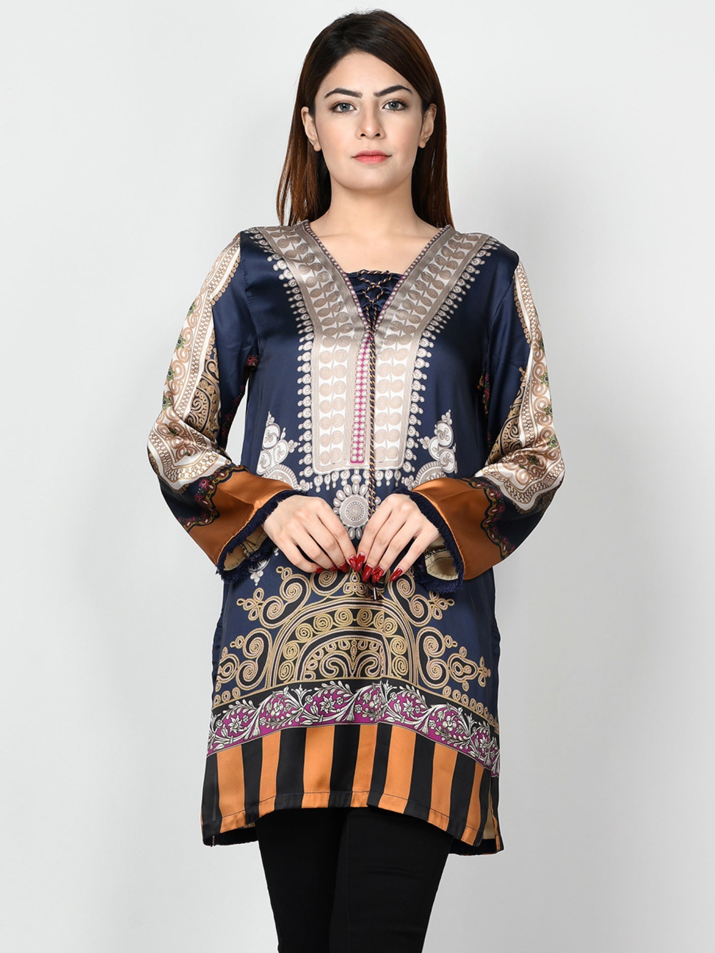 Limelight - Printed Silk Top