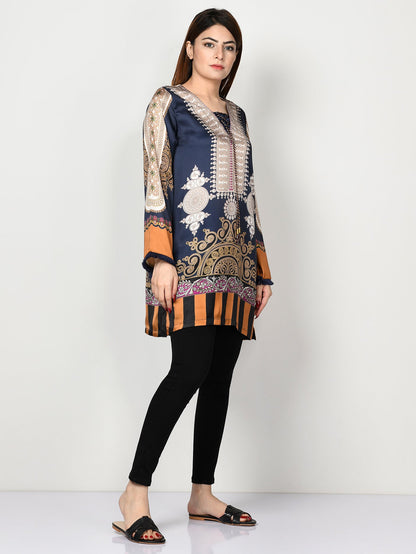 Limelight - Printed Silk Top