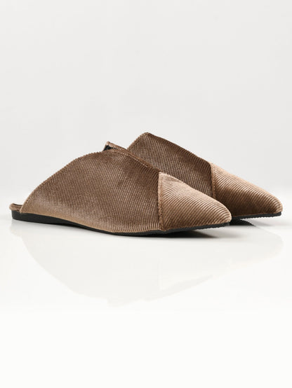 Limelight - Stripe Textured Shoes - Brown