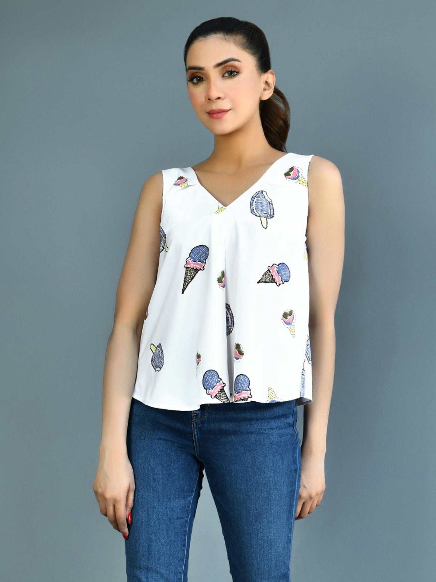 Limelight - Printed Top