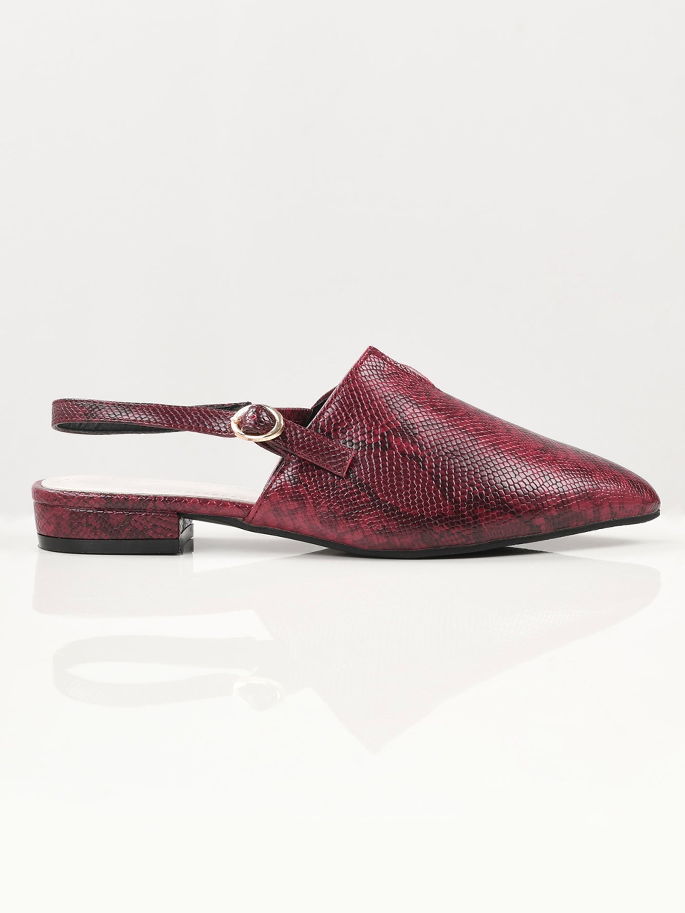 Limelight - Print Shoes - Maroon