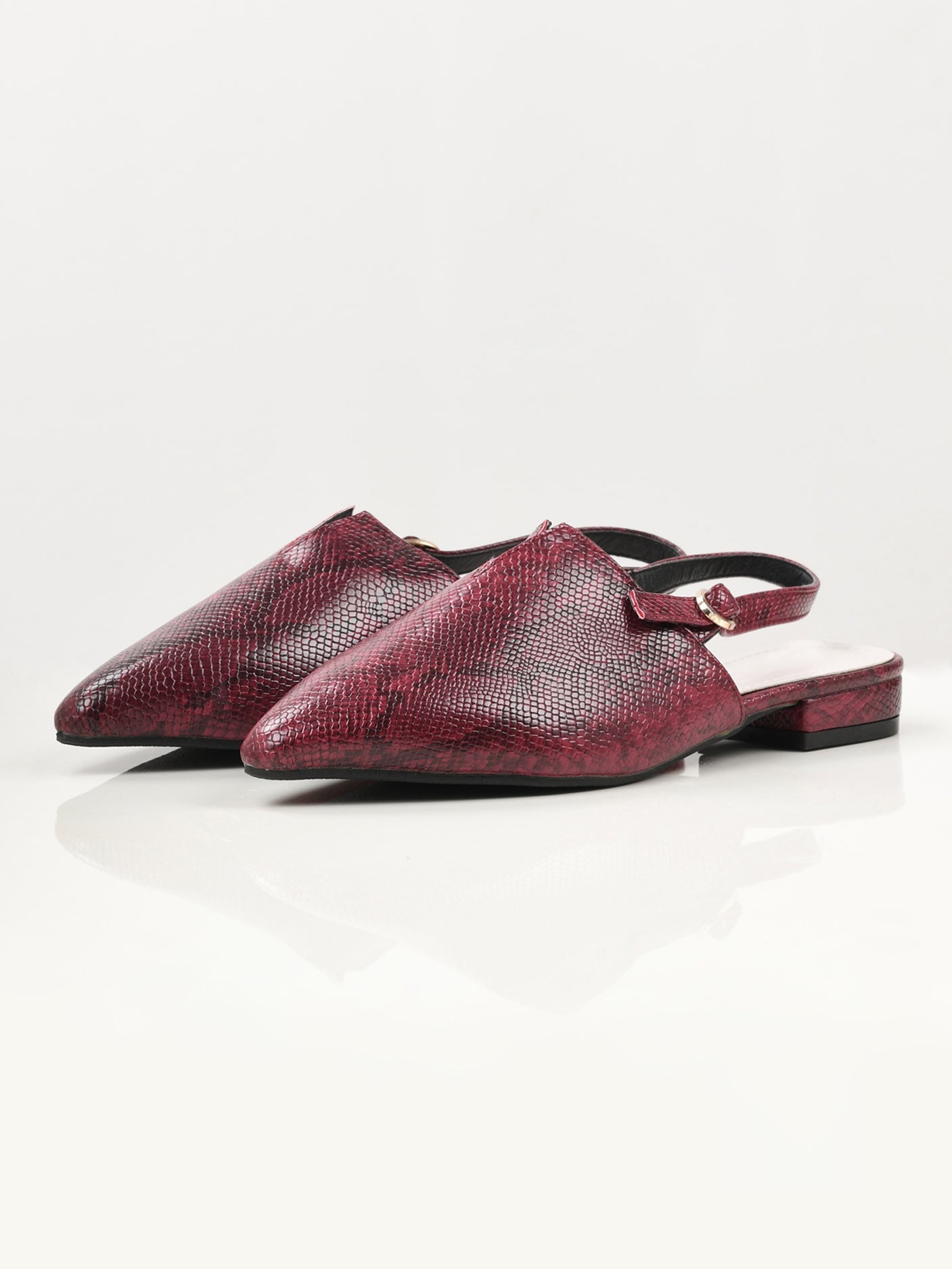 Limelight - Print Shoes - Maroon