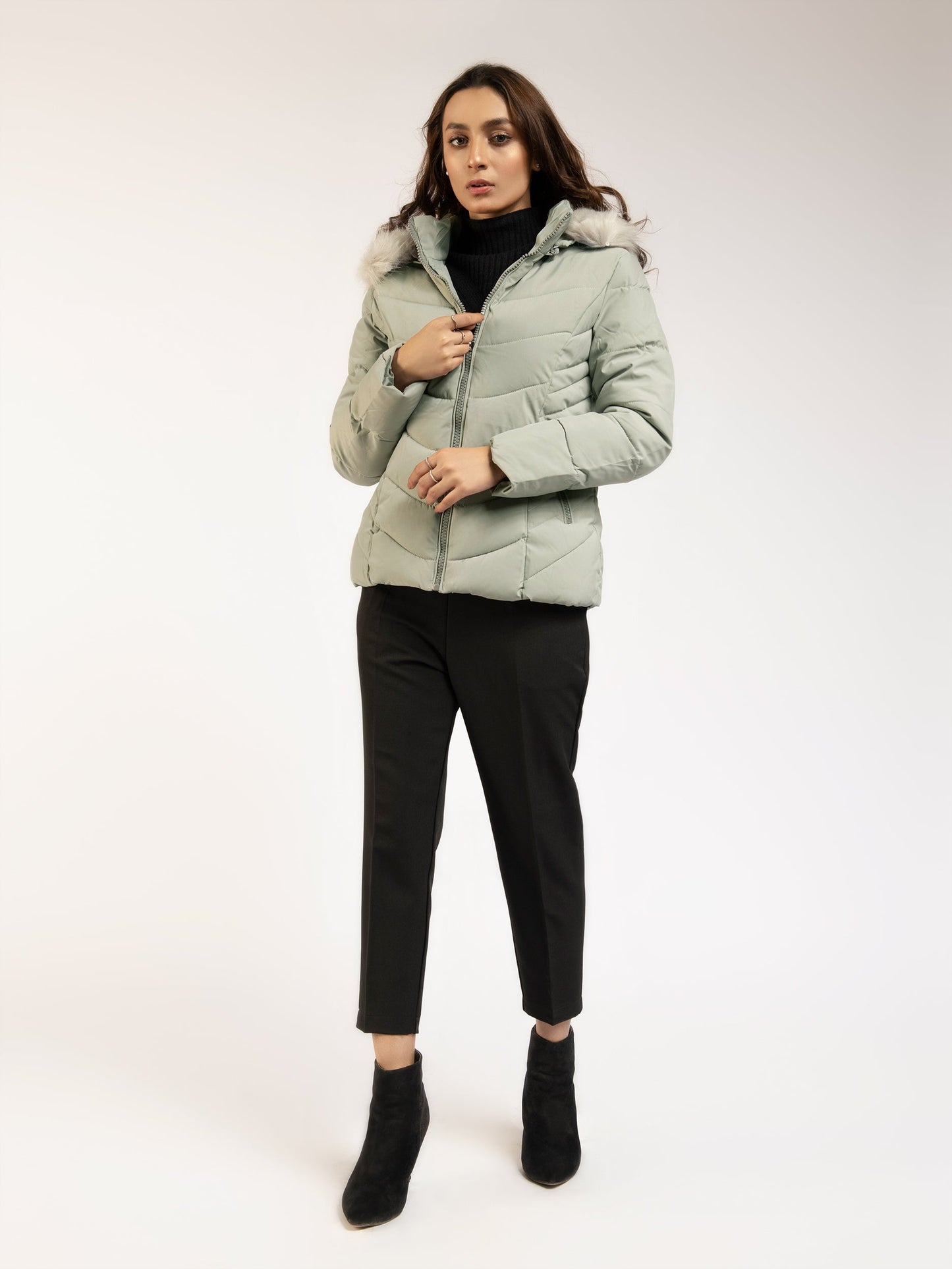 Limelight - Faux Fur Puffer Jacket