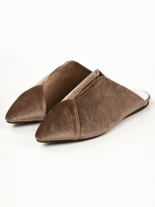 Limelight - Stripe Textured Shoes - Brown