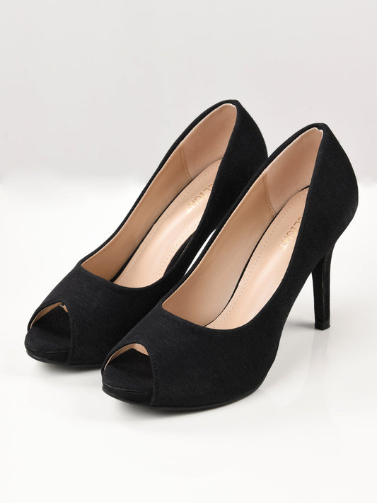 Limelight - Shimmery Heels - Black