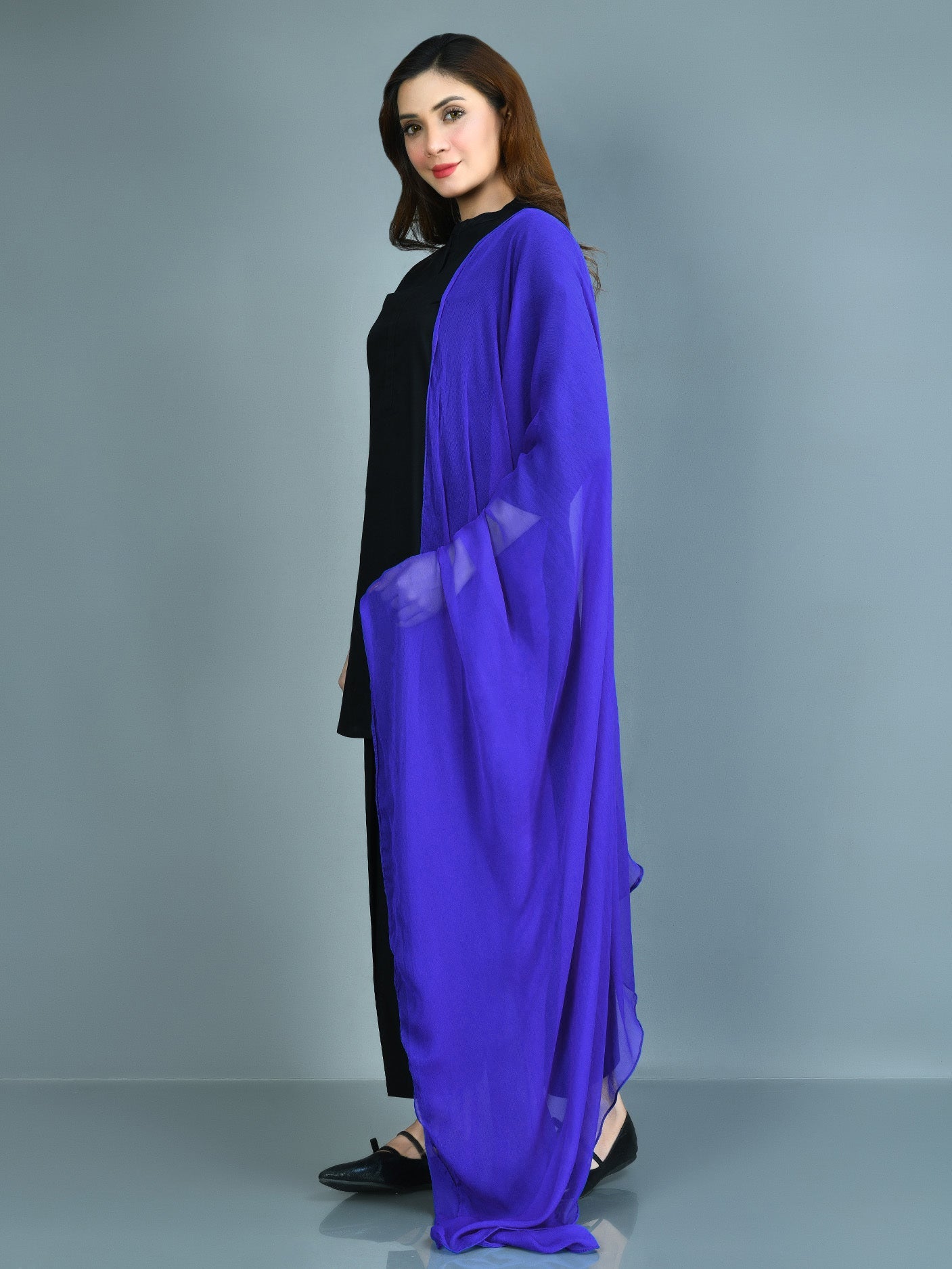 Limelight - Chiffon Dupatta - Royal Blue