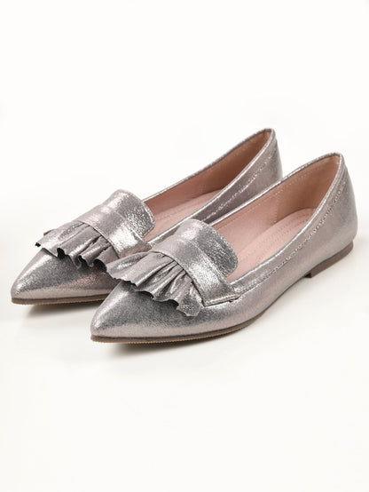 Limelight - Shiny Fringe Pumps - Copper