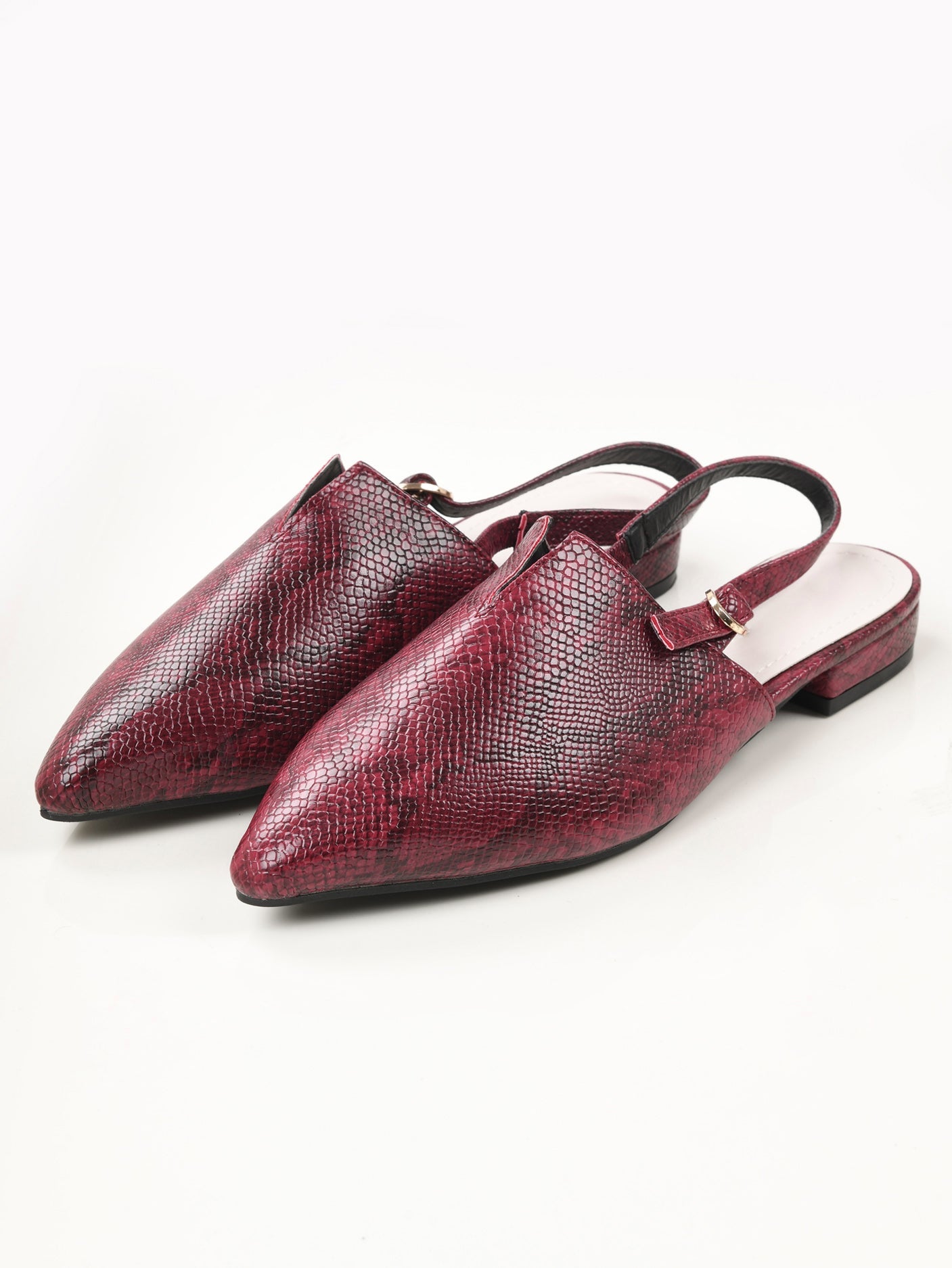 Limelight - Print Shoes - Maroon