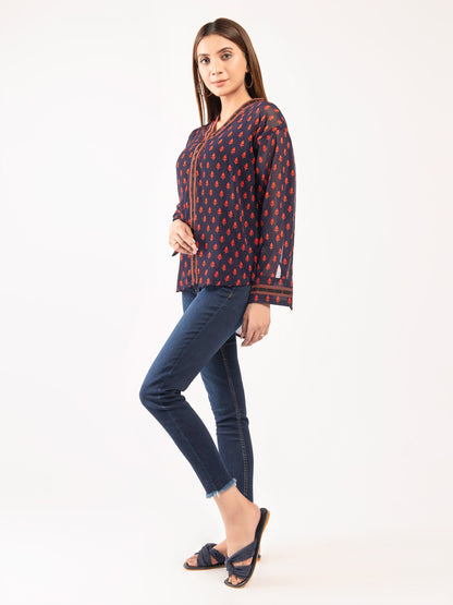 Limelight - Printed Chiffon Top