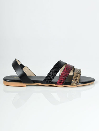 Limelight - Textured Sandals - Black