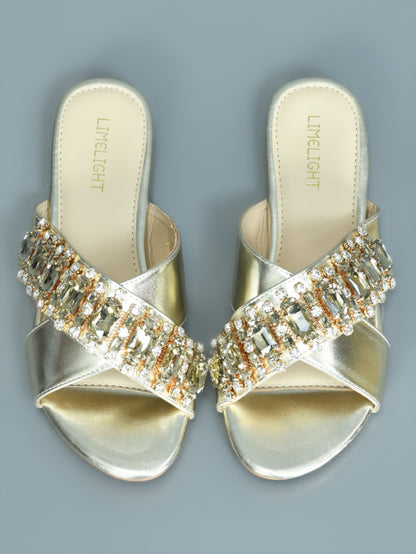 Limelight - Stone Studded Flats