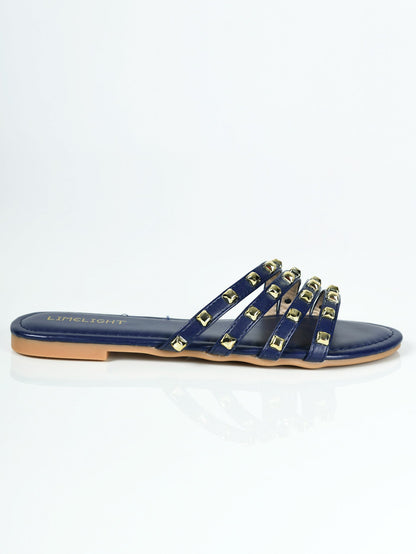 Limelight - Studded Flats - Blue