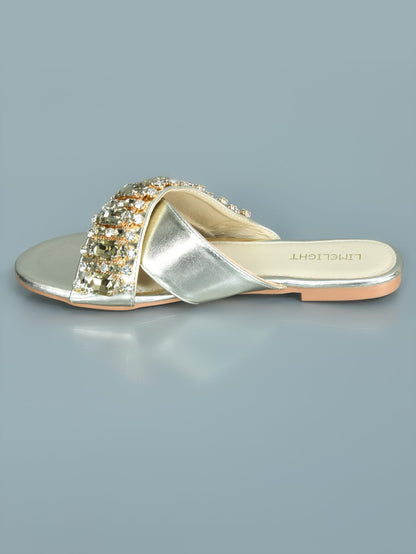 Limelight - Stone Studded Flats