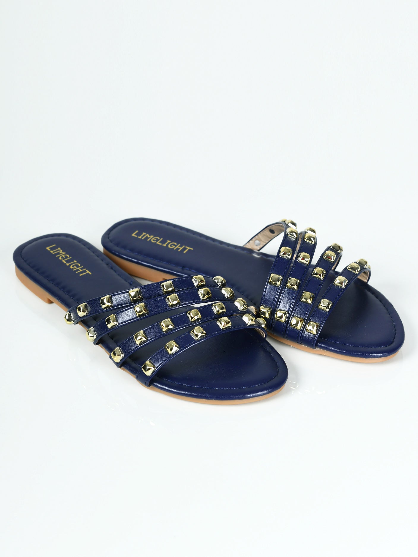 Limelight - Studded Flats - Blue