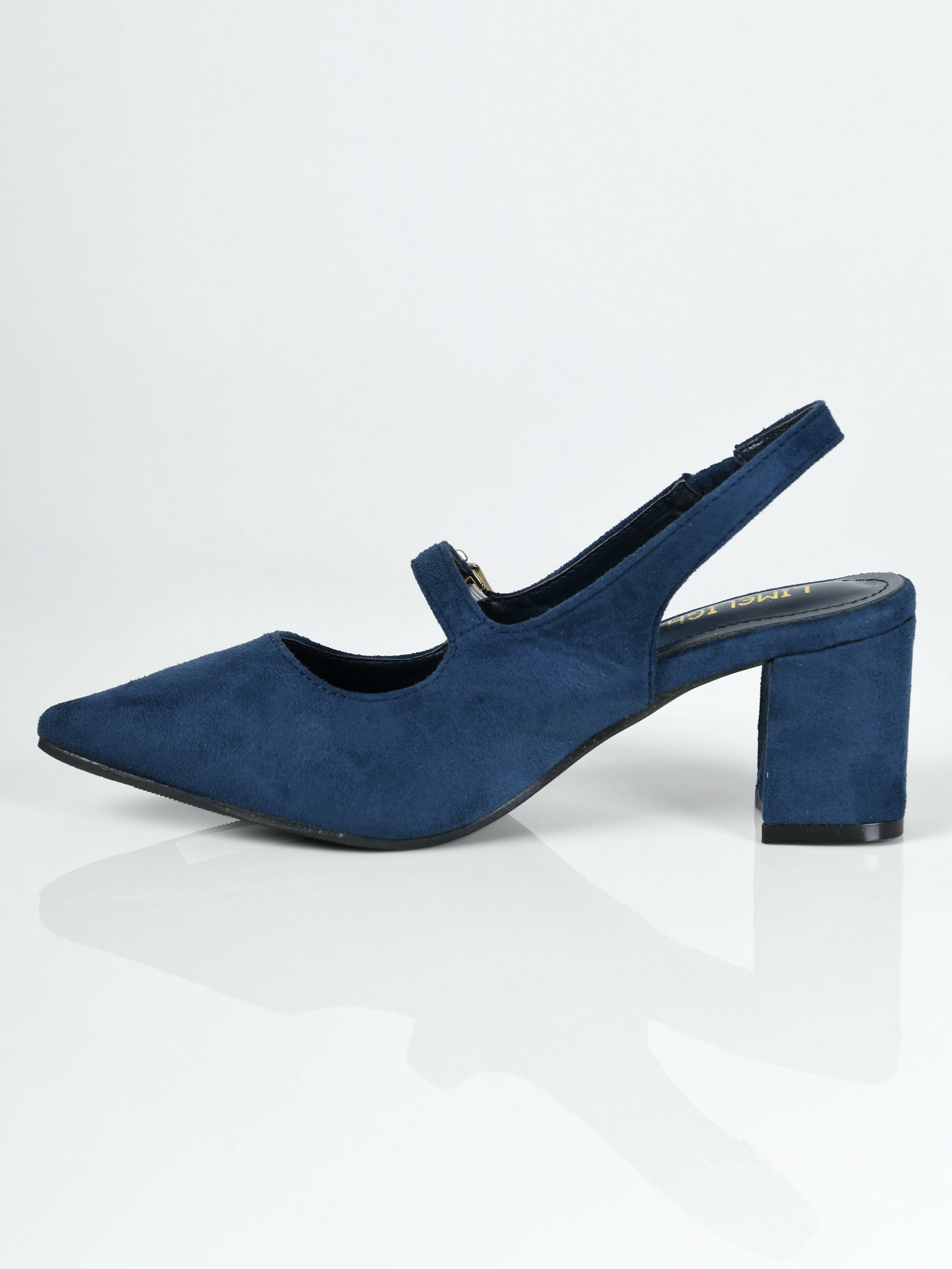 Limelight - Pointed Suede Heels -Blue