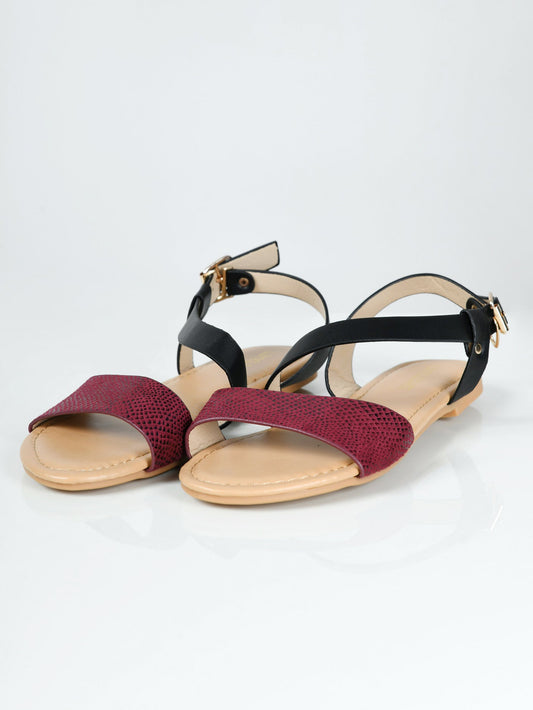 Limelight - Textured Sandals - Purple