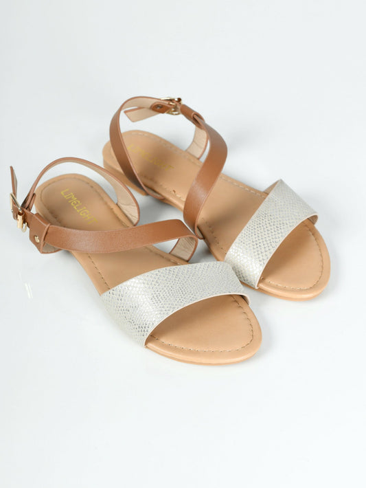 Limelight - Textured Sandals - Beige