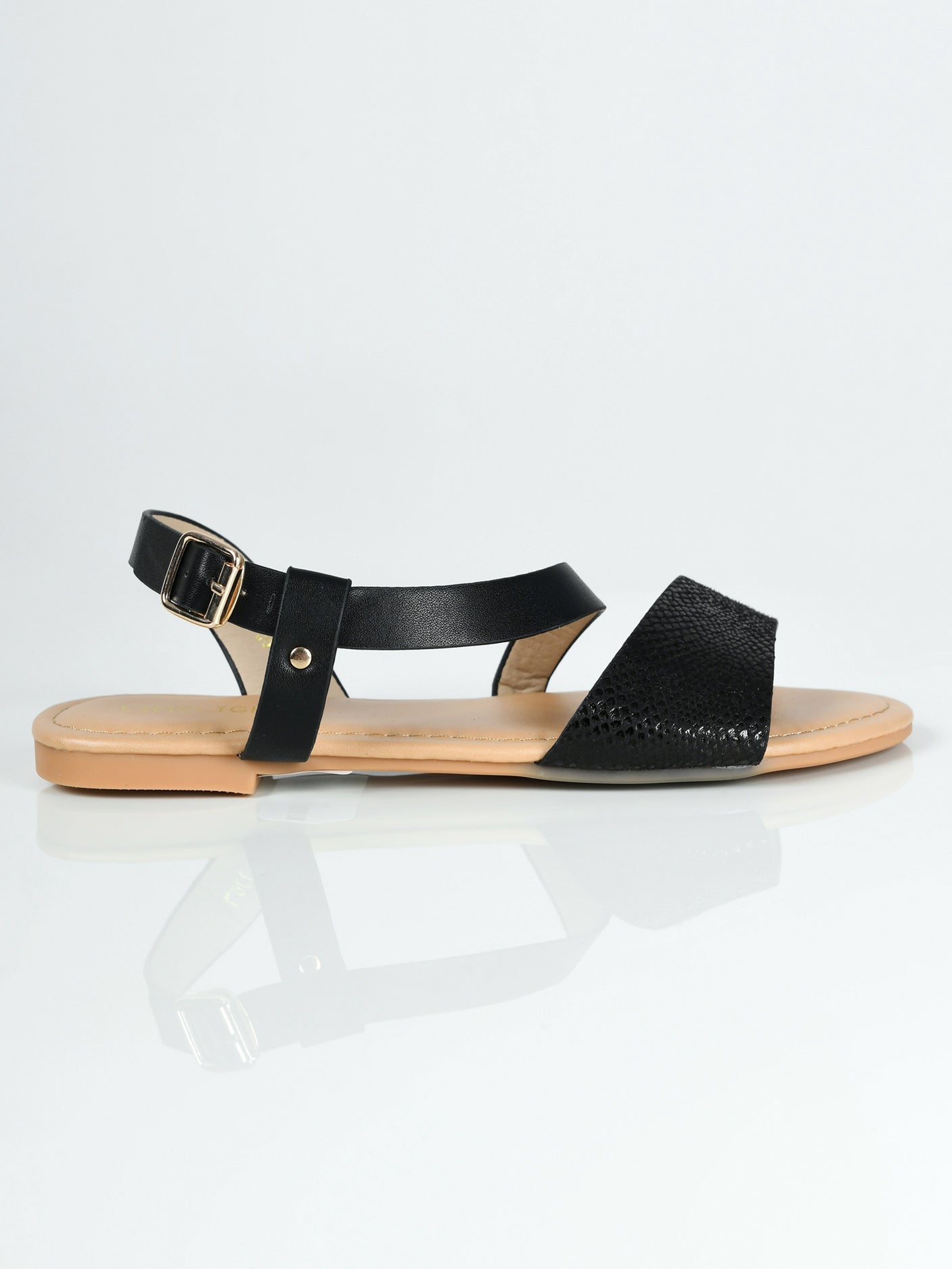 Limelight - Textured Sandals - Black