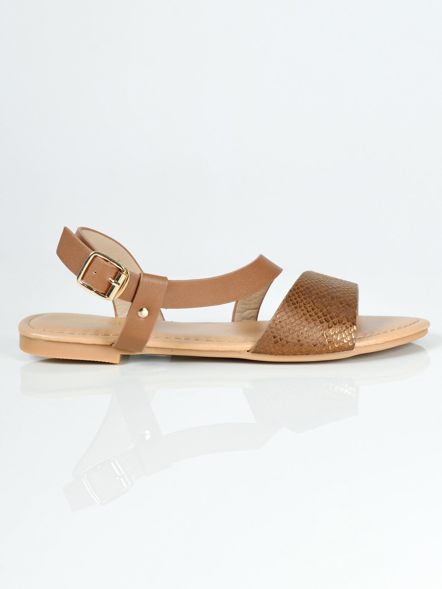 Limelight - Textured Sandals - Brown