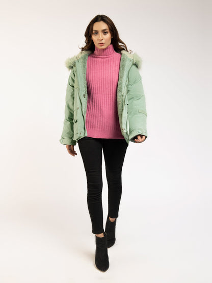 Limelight - Faux Fur Puffer Jacket