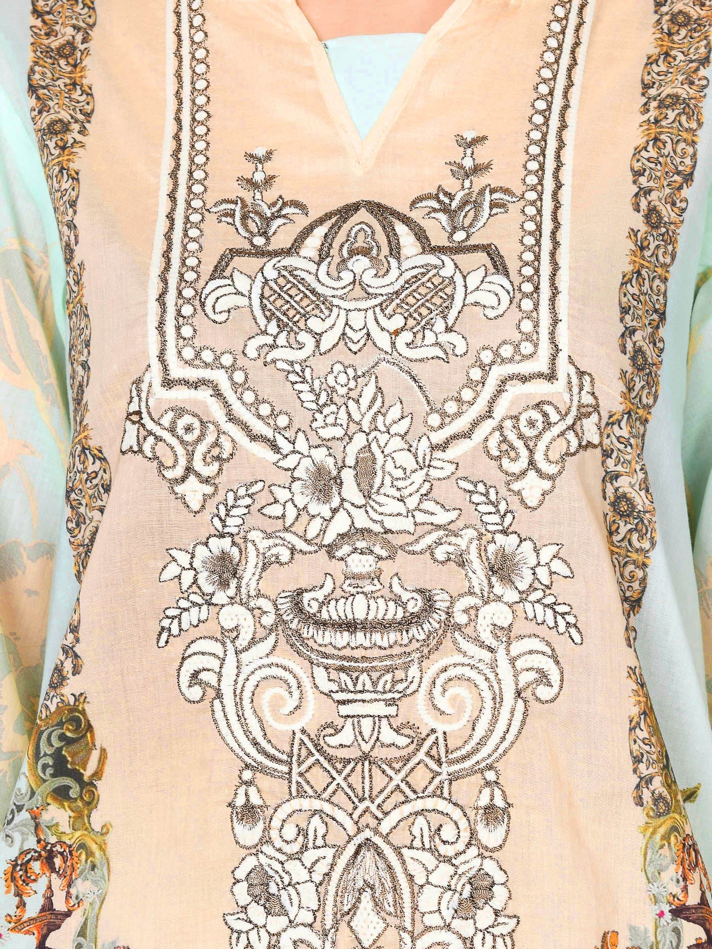 Limelight - Embroidered Lawn Suit