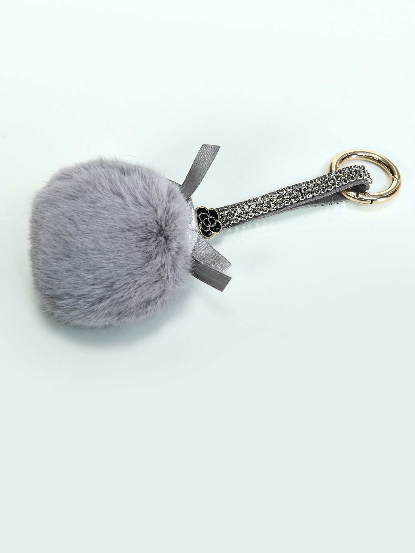 Limelight - Rhinestone Pompom Key Chain