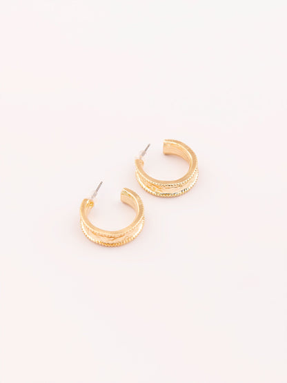 Antique C-Hoop Earrings