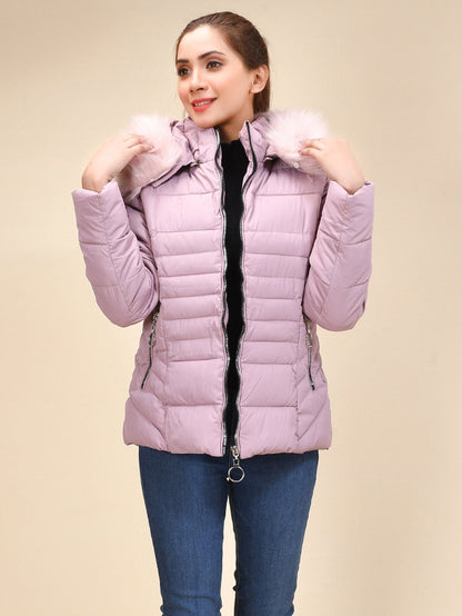 Limelight - Faux Fur Puffer Jacket - Pink