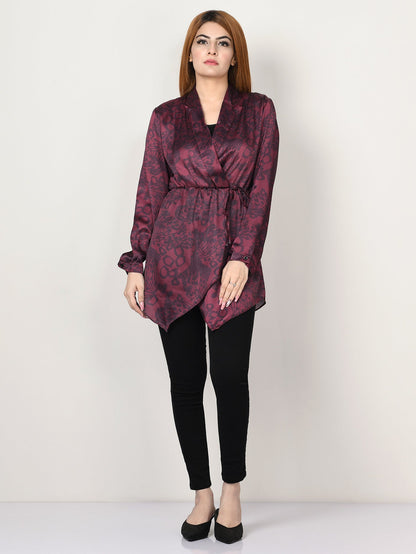 Limelight - Printed Silk Top