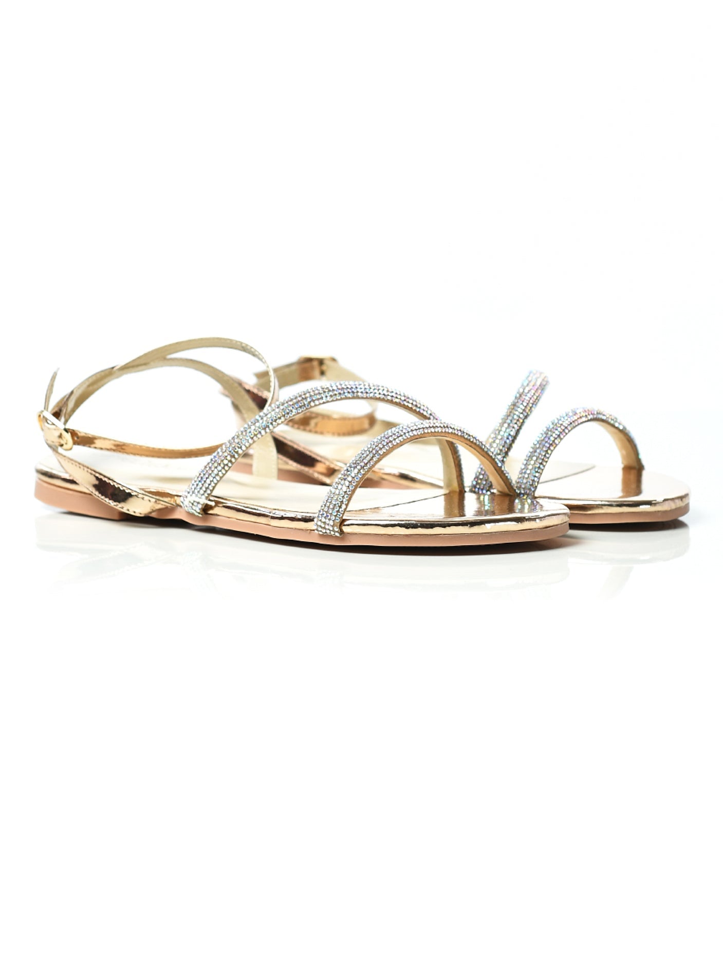 Limelight - Sparkling Striped Sandals