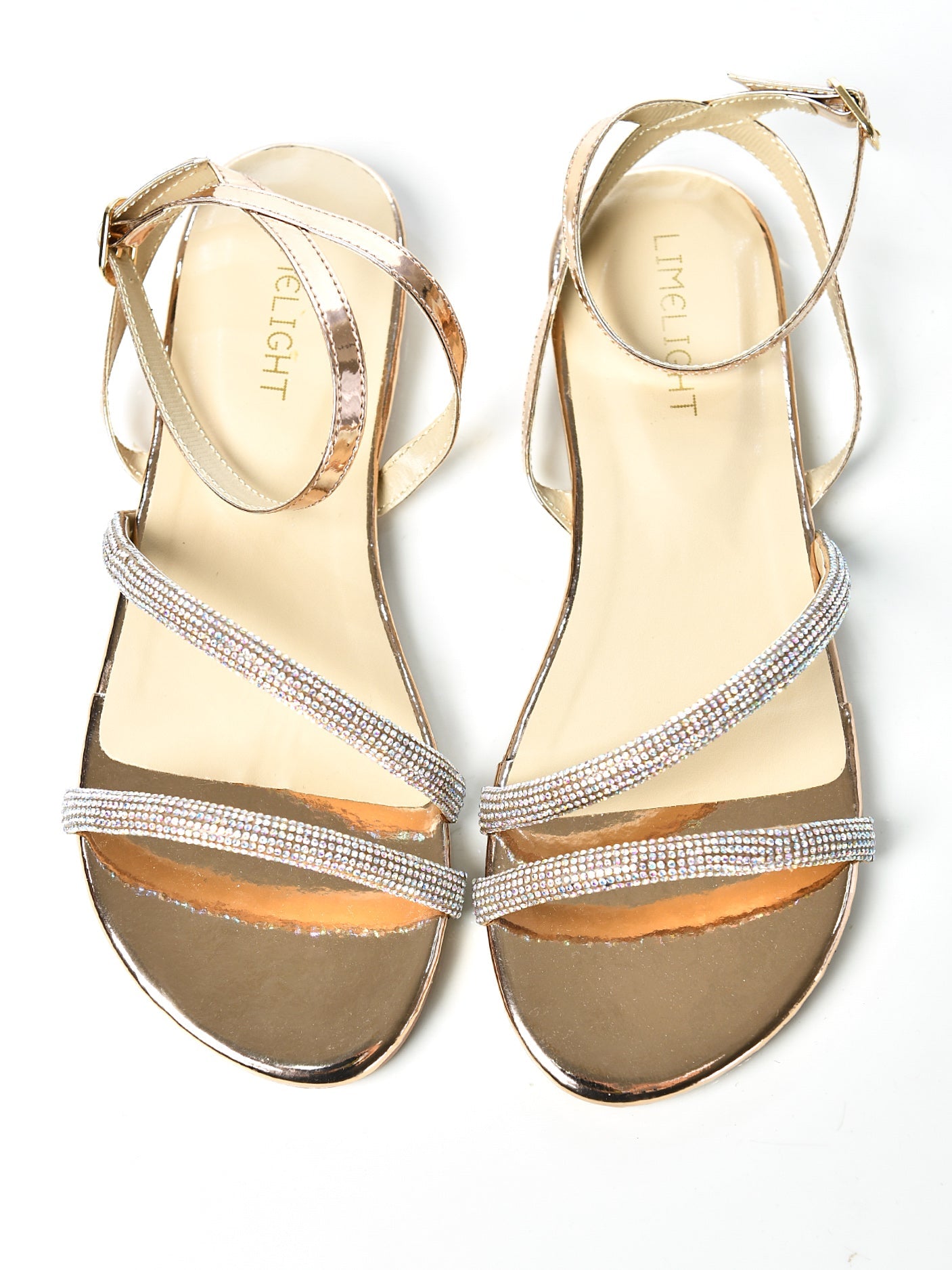 Limelight - Sparkling Striped Sandals