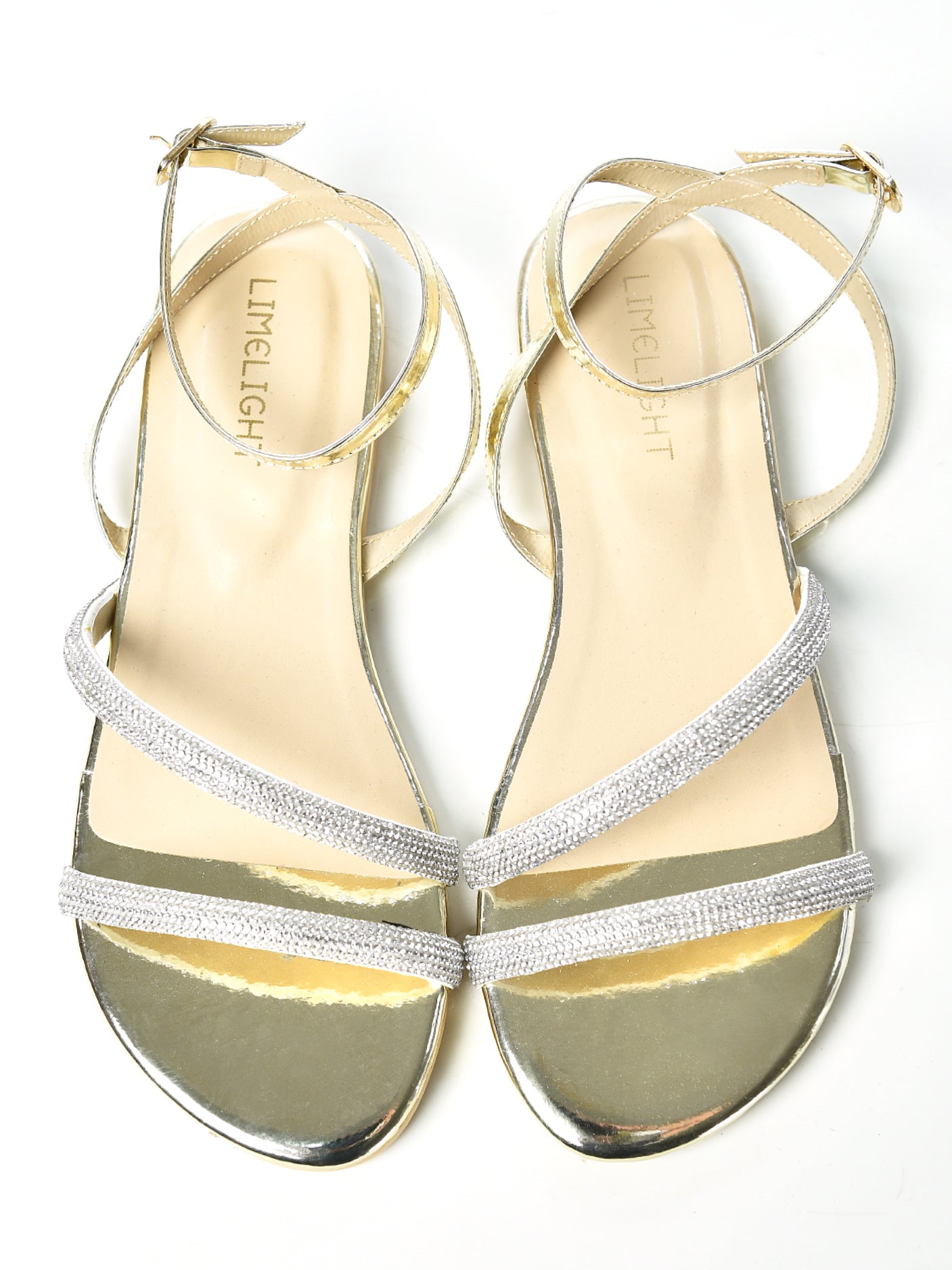 Limelight - Sparkling Striped Sandals