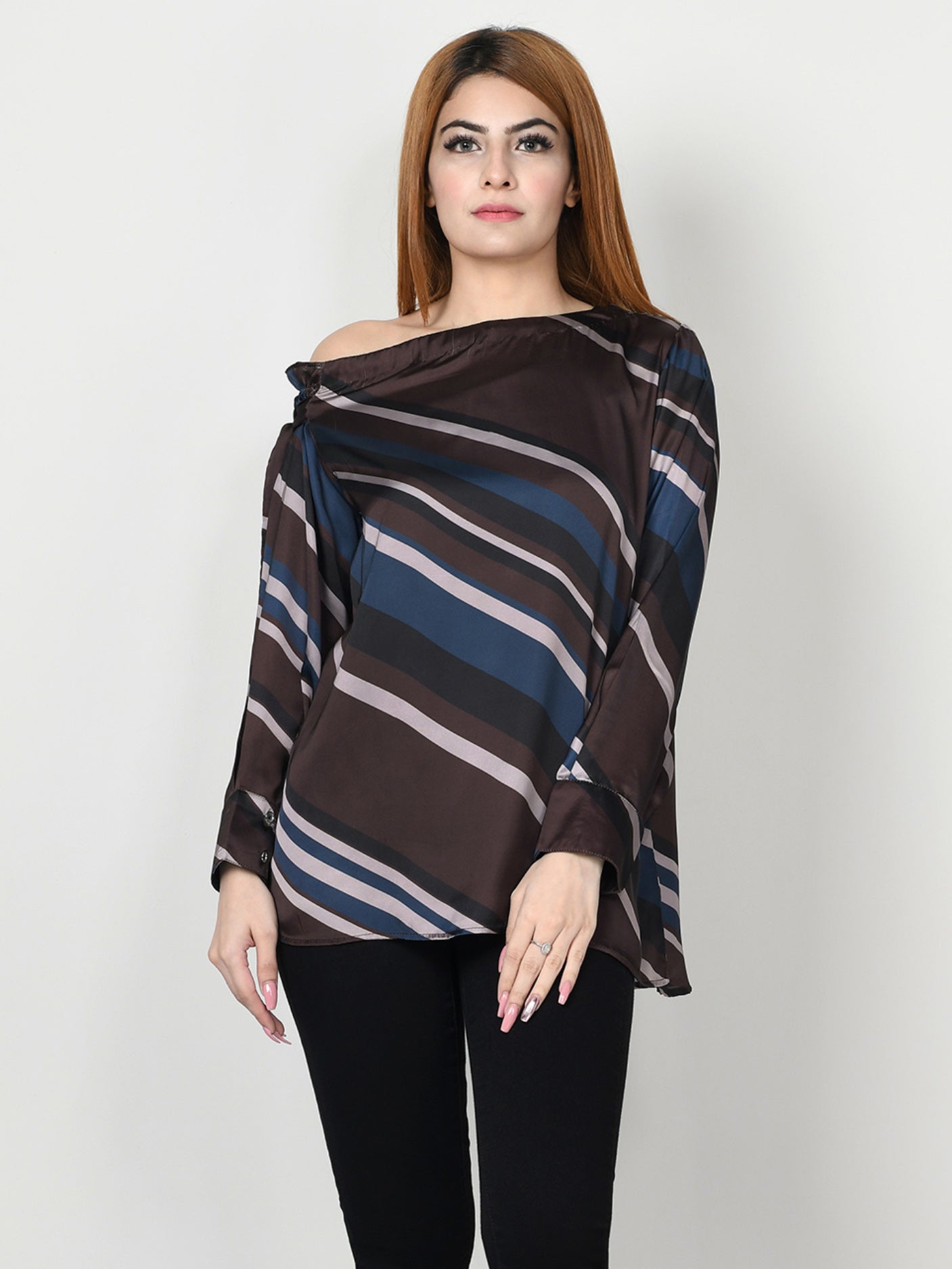 Limelight - Printed Silk Top