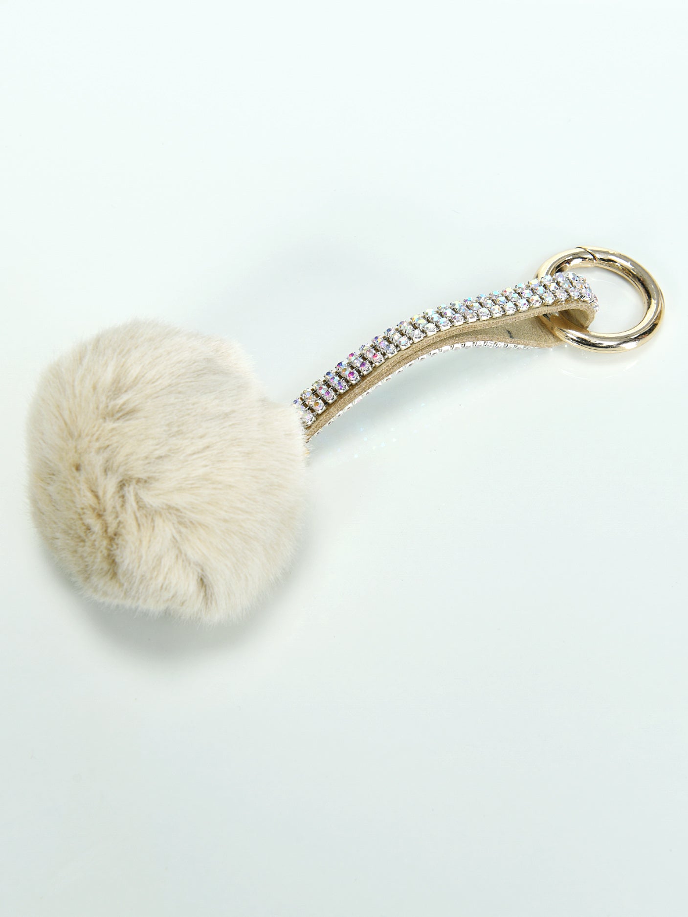 Limelight - Rhinestone Pompom Key Chain