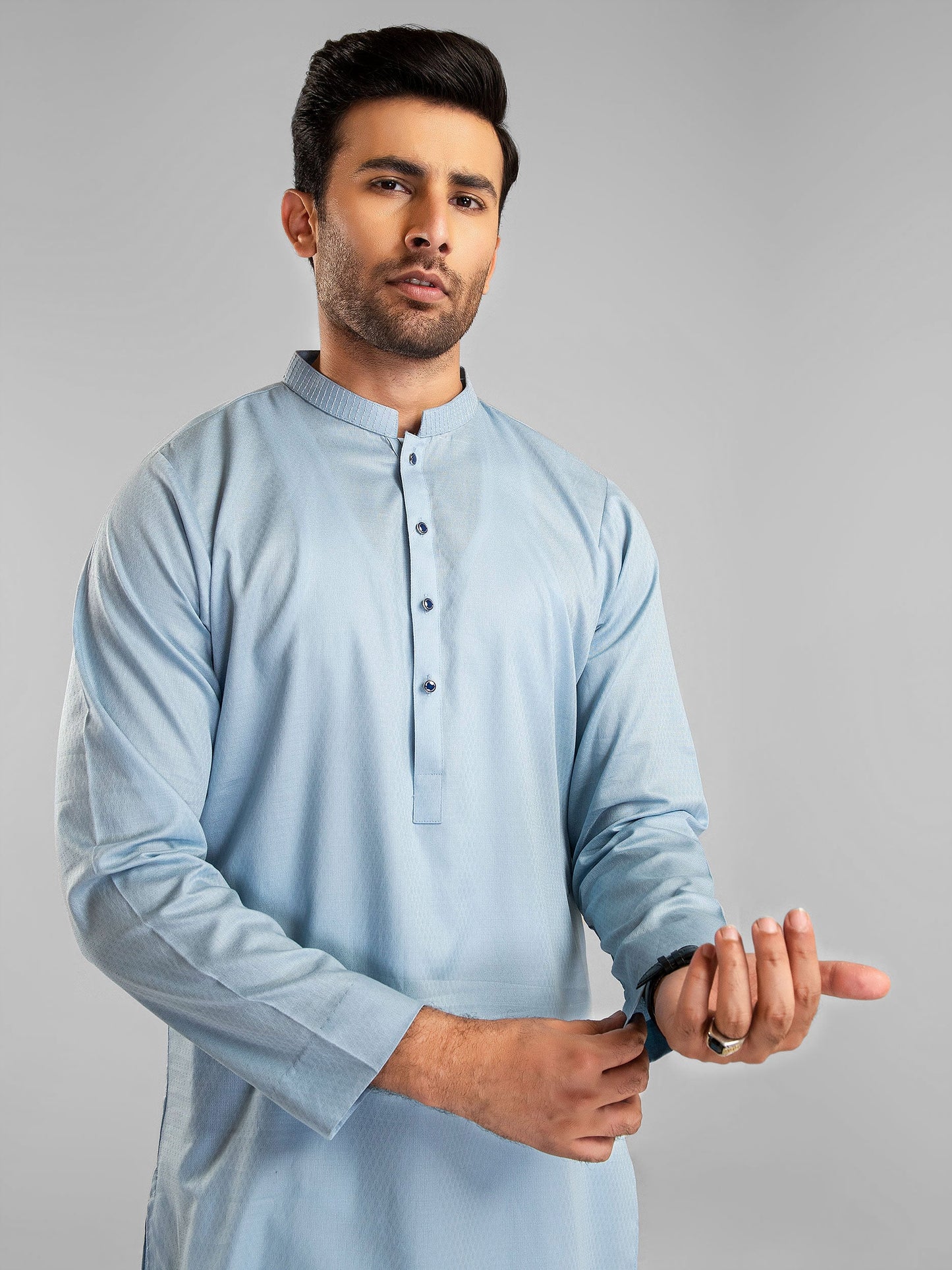 Limelight - Self Jacquard Kurta