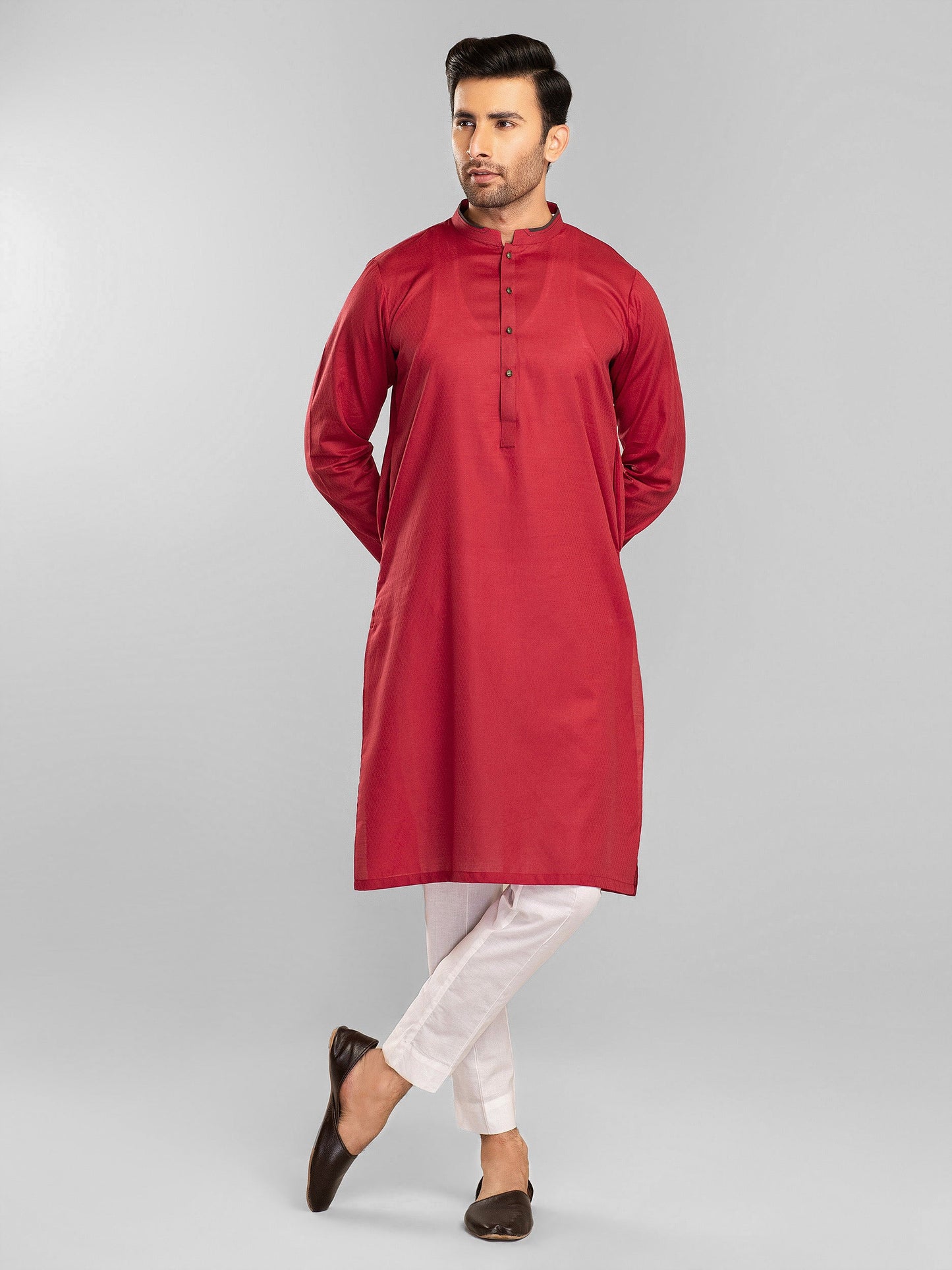 Limelight - Self Jacquard Kurta