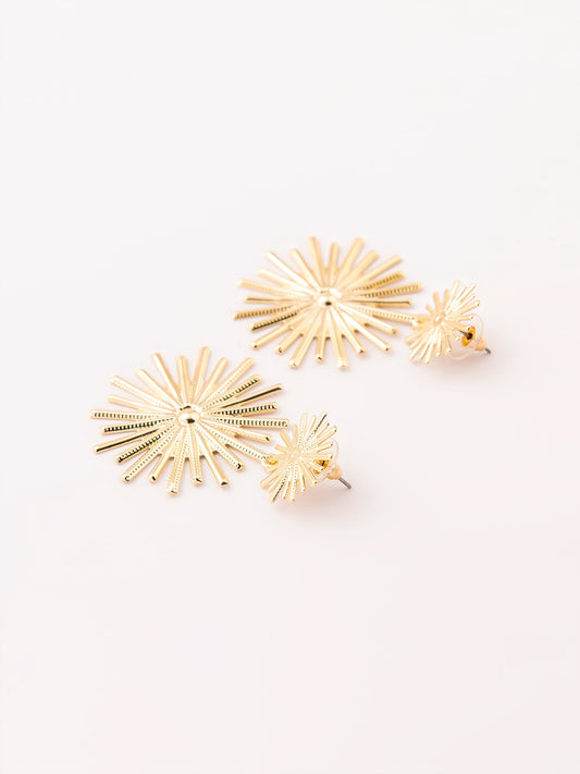 Sunflower Stud Earrings Set