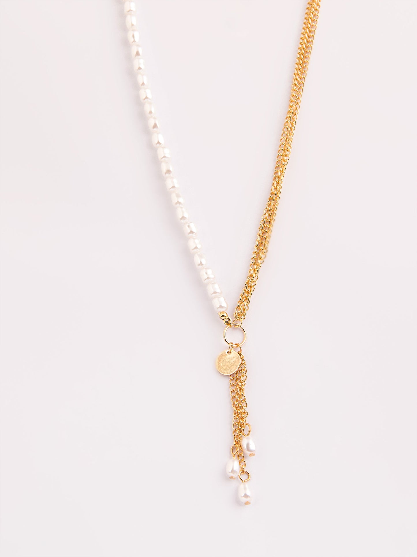 Pearl Embellished Necklace