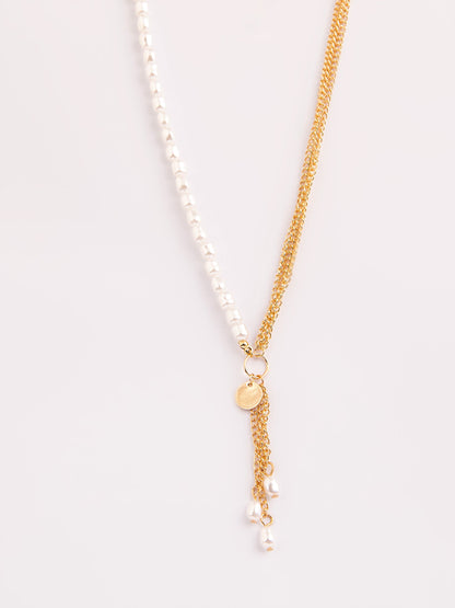 Pearl Embellished Necklace