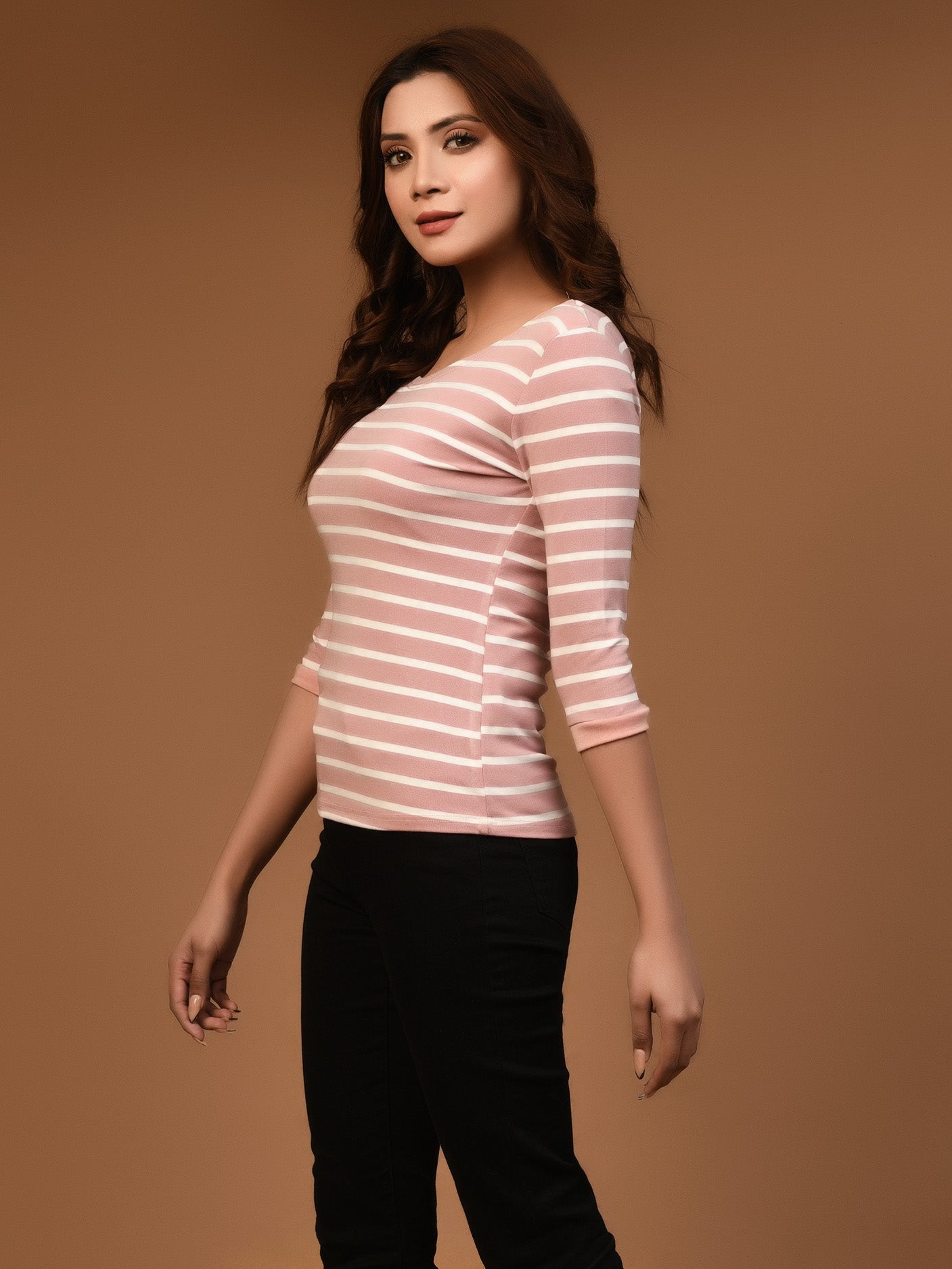 Limelight - Striped Basic Top