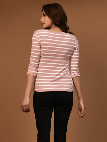 Limelight - Striped Basic Top