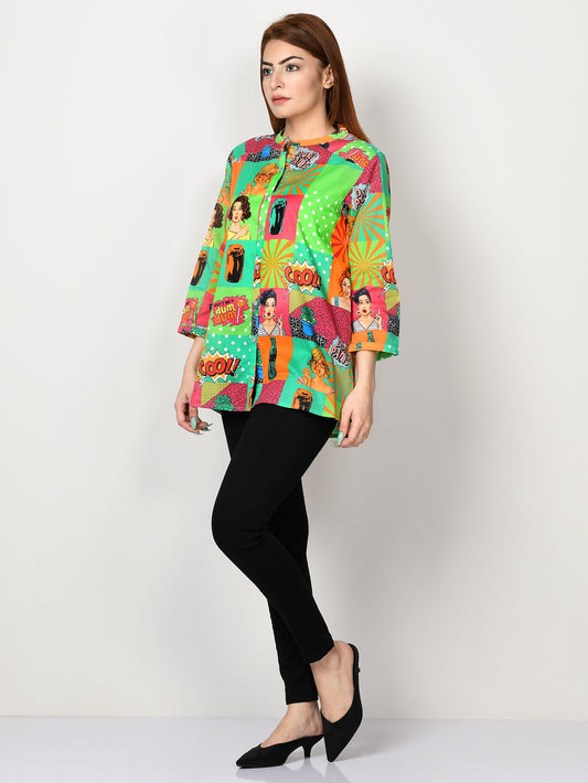 Limelight - Printed Top