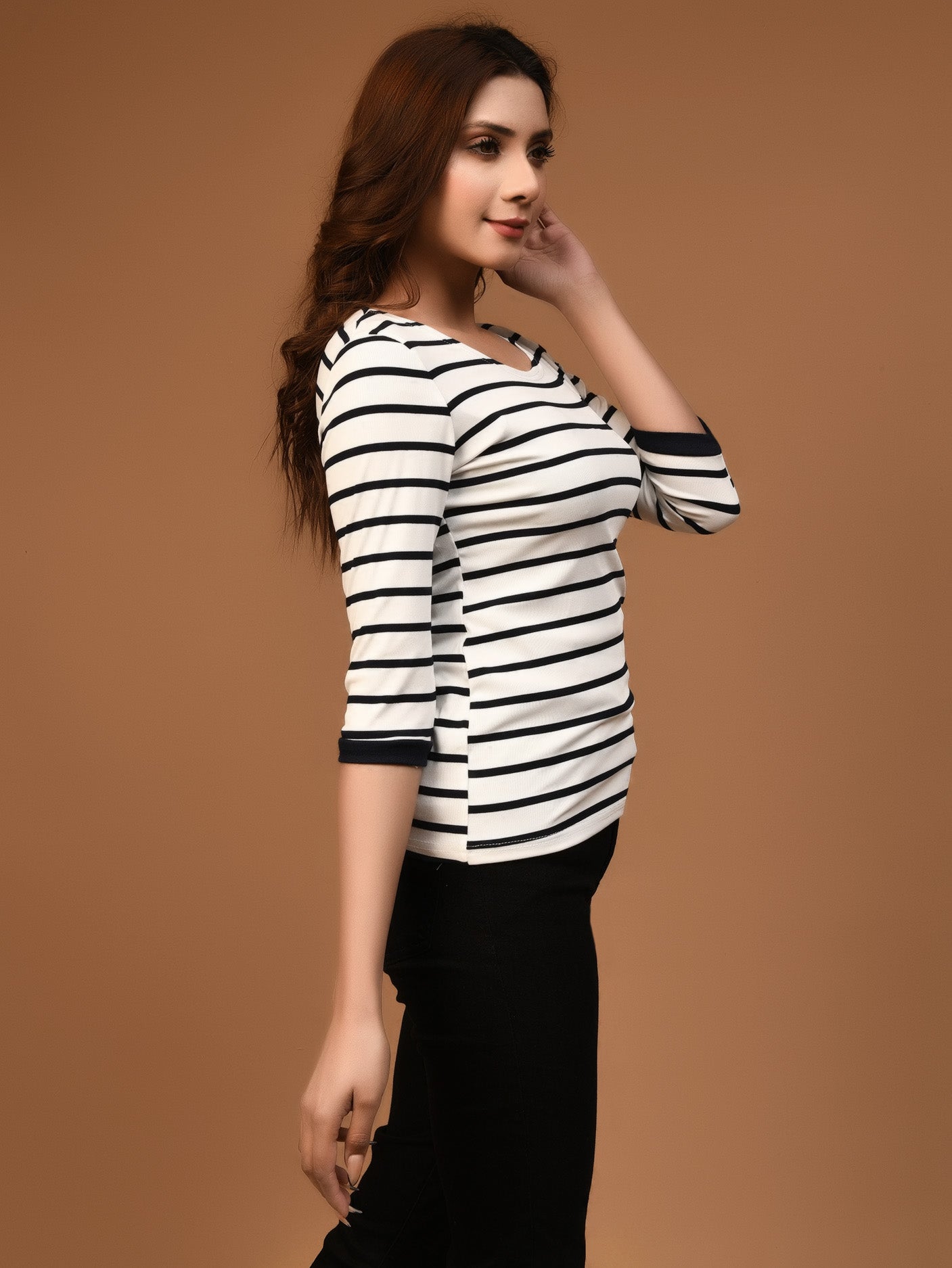 Limelight - Striped Basic Top