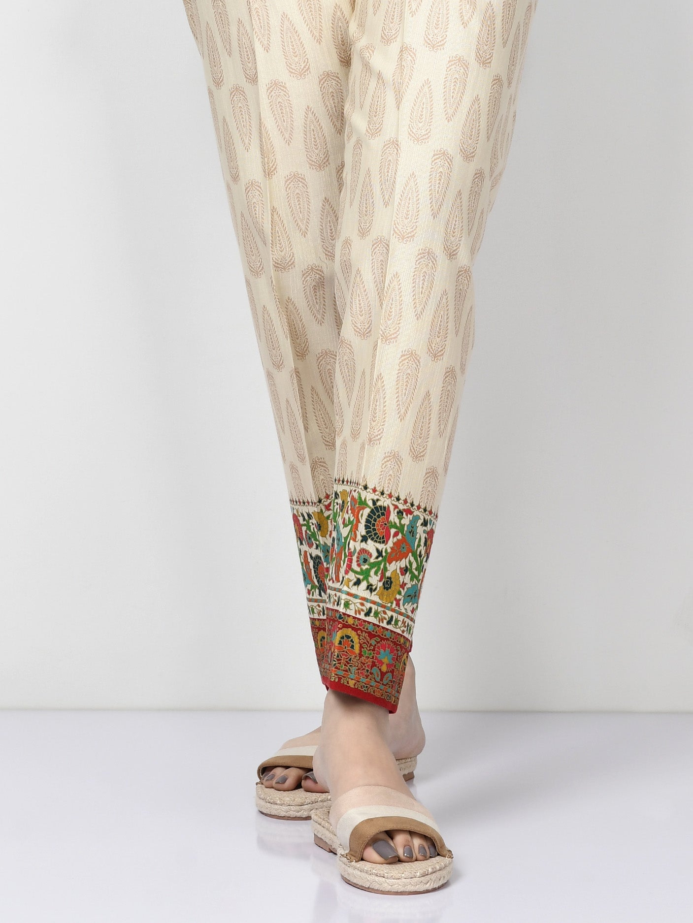 Limelight - Printed Khaddar Trouser