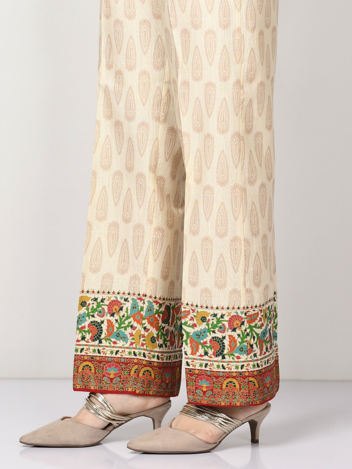 Limelight - Printed Khaddar Pants