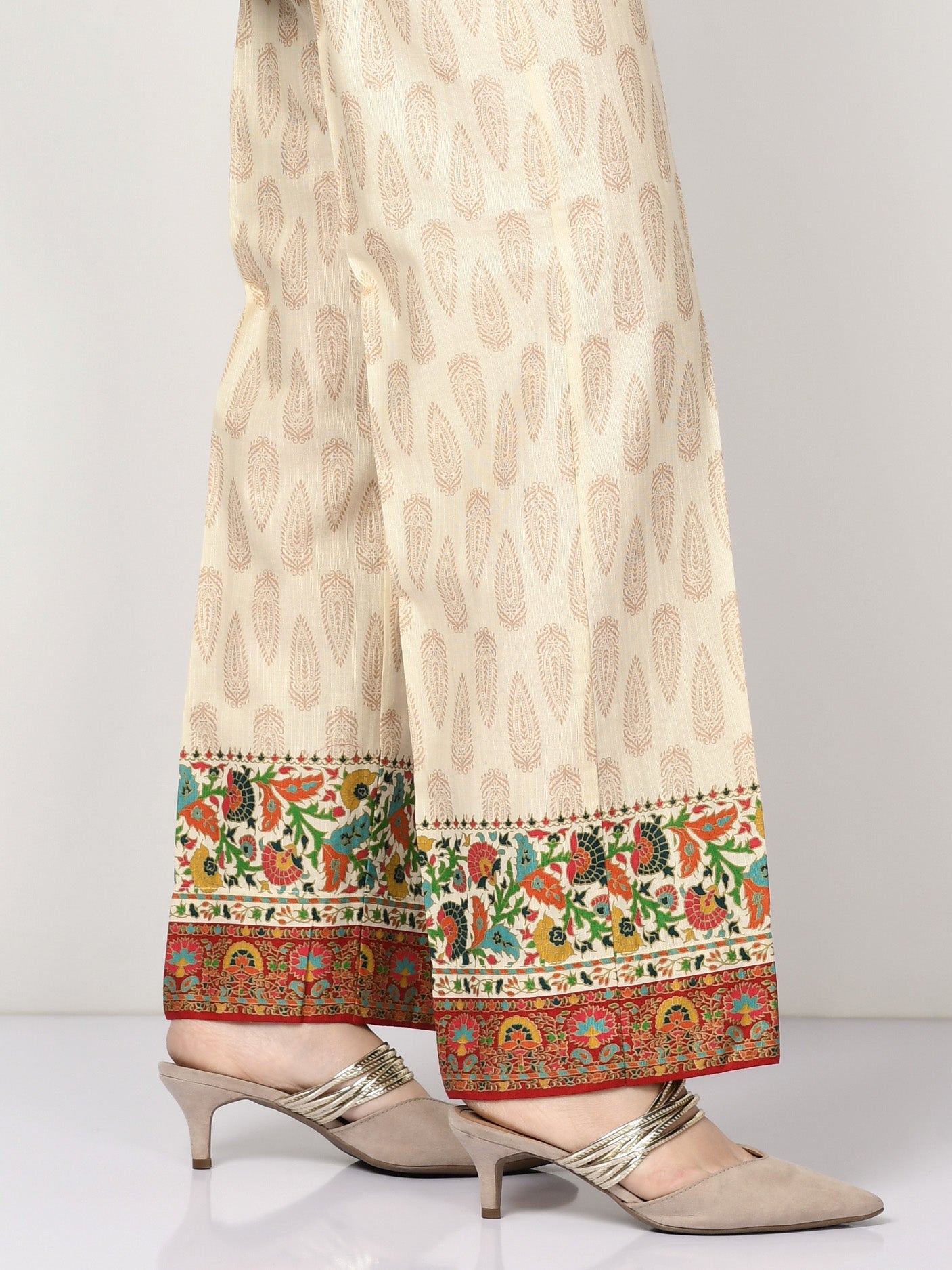 Limelight - Printed Khaddar Pants