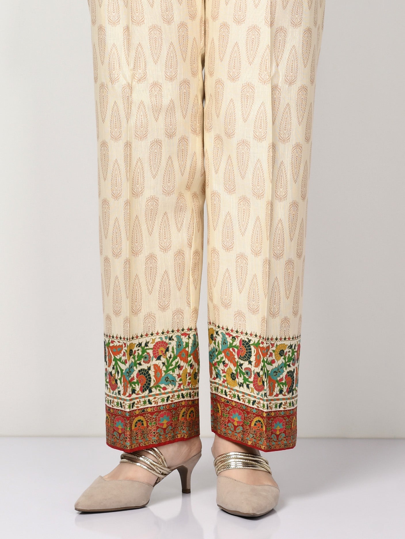 Limelight - Printed Khaddar Pants