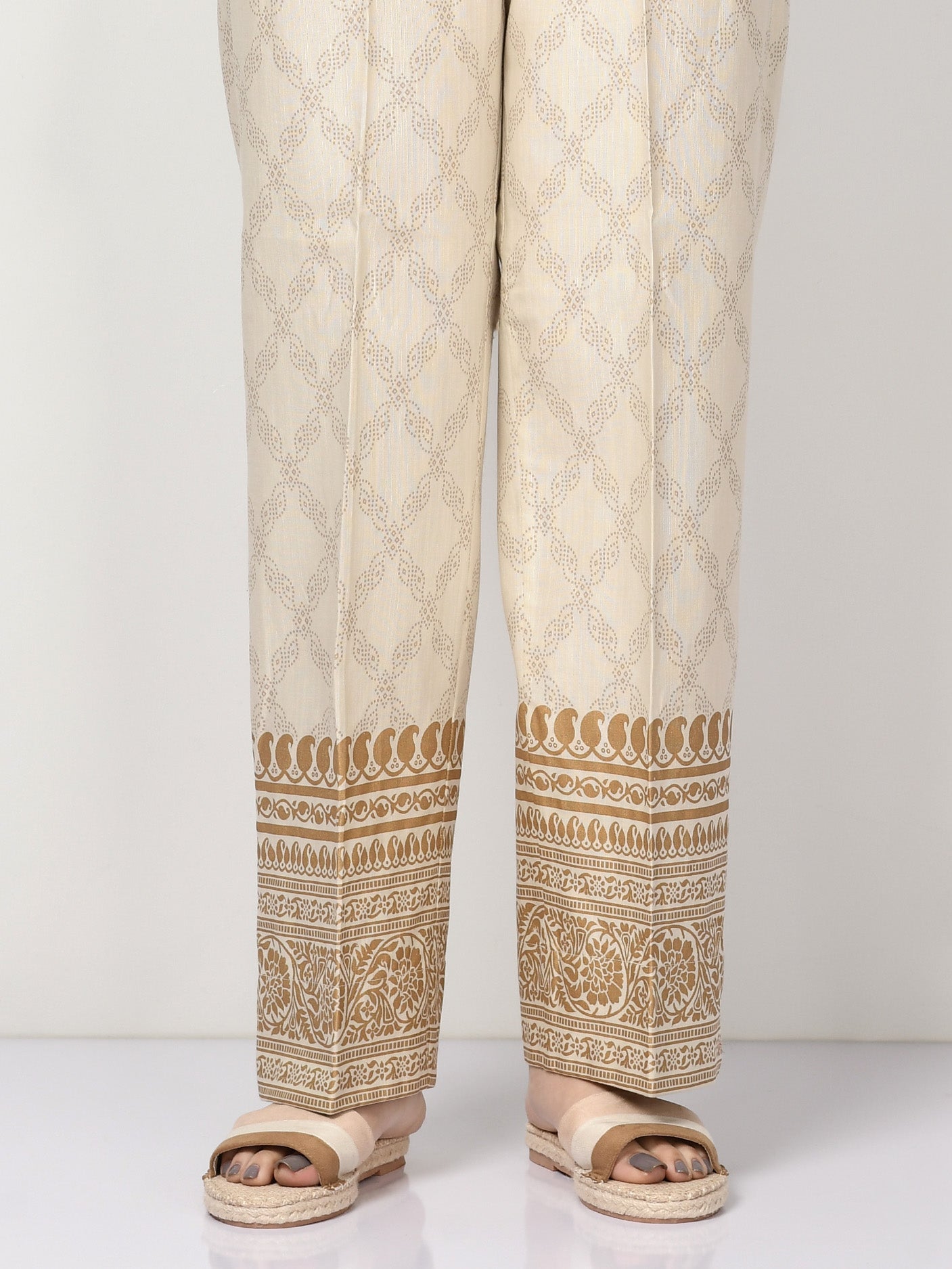 Limelight - Printed Khaddar Pants