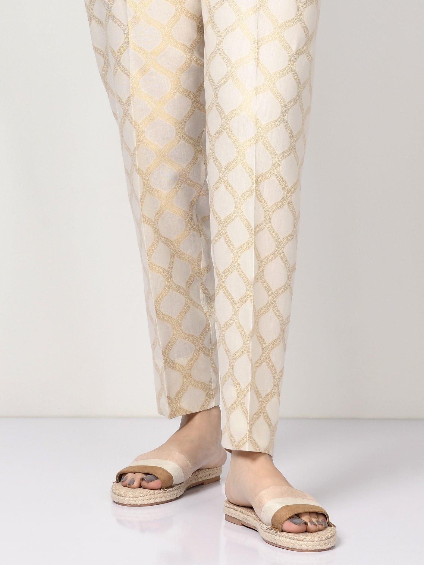 Limelight - Jacquard Straight Trouser